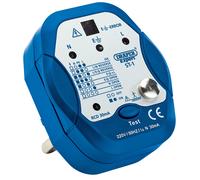 Draper Expert Socket Tester For Testing 13A Sockets & RCDs Rated Less Than 30mA