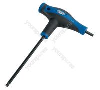 Draper Expert Soft Grip 'T' Handle Hexagon and Ball End Key, 6mm