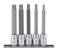 Draper Expert Spline Socket Bit Set 3/8" Square Drive Hardened 5 Pieces