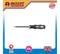 Draper Expert Square Recess Soft Grip Security Screwdriver, S2 x 100mm 35157