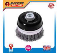 Draper Expert Steel Twist Knot Wire Cup Brush, 100mm, M14 52633