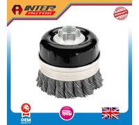 Draper Expert Steel Twist Knot Wire Cup Brush, 80mm, M14 52632