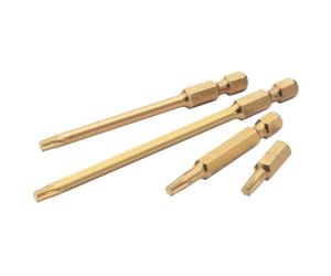 Draper Expert T40 1/4" Hex. Draper Tx-Star Titanium Nitride Coated Insert Bit 100mm Long X 1 10805