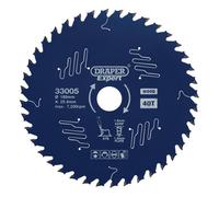 Draper Expert Tct Circular Saw Blade For Wood With Ptfe Coating, 185 X 25.4mm, 40T 33005