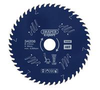 Draper Expert Tct Circular Saw Blade For Wood With Ptfe Coating, 210 X 30mm, 48T 34208