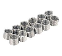 Draper 82632 M9 1.25 Expert Metric Thread Insert Refill, Silver, Set of 12 Pieces