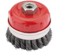 Draper Expert Twist Knot Wire Cup Brush, 100mm, M14 52633