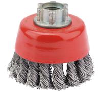 Draper Expert Twist Knot Wire Cup Brush, 60mm, M14