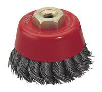 Draper Expert Twist Knot Wire Cup Brush From 0.8mm Hardened Steel Wire 60mm M10
