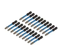Draper Expert Tx-Star Impact Screwdriver Bits, T25 X 50mm, 1/4" Hex (Pack Of 20) 05699