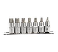 Draper Expert TX-STAR Plus Socket Bit Set 1/2" Square Drive 55mm 7 Pieces