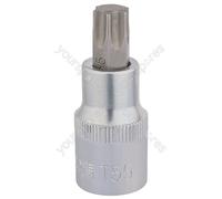 Draper Expert 16319 Draper Tx-Star® Socket Bit 1/2in Sq. Dr. T55 X 55Mm each