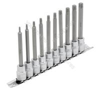 Draper Expert TX-STAR® Socket Bit Set, 3/8" Sq. Dr., 100mm (10 Piece)