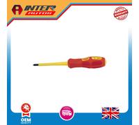 Draper Expert VDE Approved Fully Insulated Cross Slot Screwdriver, No.2 x 100mm