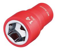 Draper Expert Xp1000 Vde 14mm Socket 1/4" Drive Insulated 1000V Electric Safe