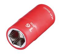 Draper Expert Xp1000 Vde 16mm Socket 1/2" Drive Chrome Vanadium Insulated 1000V