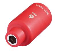 Draper Expert Xp1000 Vde 6mm Socket 3/8" Drive Chrome Vanadium Insulated 1000V