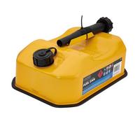 Draper Explosafe Flat Steel Fuel Can, 5L, Yellow