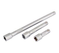 Draper Extension Bar Set Chrome Vanadium Steel 1/2" Square Drive 3 Pieces