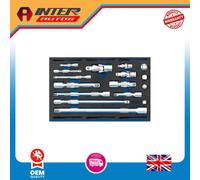 Draper Extension Bar, Universal Joints and Socket Convertor Set 1-4 Drawer EVA I