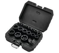 Draper External Torx Plus Socket Set 1/4" 3/8" 1/2"D 19 Piece EP4 to EP32 07128