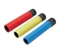 Draper Extra Long Alloy Wheel Nut Socket Set, 1/2" Sq. Dr. 150mm (3 Piece)