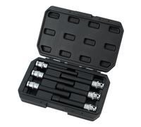 Draper Extra Long E-Type Cylinder Head Sockets 1/2"D 6 Piece E10 To E20 07125