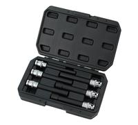Draper Extra Long E-Type Sockets 1/2in Sq. Dr. (6 Piece) Pk 1 07125