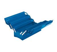 Draper Extra Long Four Tray Cantilever Tool Box 495mm Blue Sheet Steel 86671