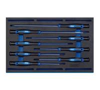 Draper Extra Long Precision Screwdriver Set in 1/4 Drawer EVA Insert Tray (8 Piece)