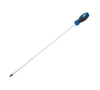 Draper Extra Long Reach Soft Grip PZ Type Screwdriver No.2 x 450mm 69472