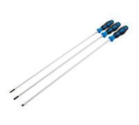 Draper Extra Long Reach Soft Grip Screwdriver Set 450mm 3 Piece 32603