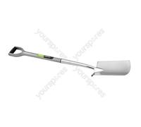 Draper Extra Long Stainless Steel Garden Spade with Soft Grip