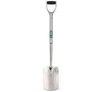 Draper Extra Long Stainless Steel Garden Spade With Soft Grip 83754