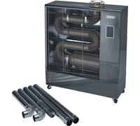 Draper 18070 230V Far Infrared Diesel Heater With Flue Kit 51 500 Btu/15.1Kw each 1