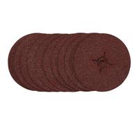 Draper Fibre Sanding Discs 115mm 36 Grit 10 Pack 68377