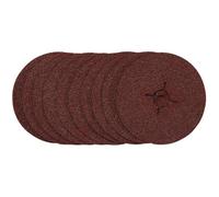 Draper Fibre Sanding Discs 115mm 115mm 36g Pack of 10