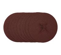 Draper Fibre Sanding Discs 125mm 125mm 60g Pack of 10
