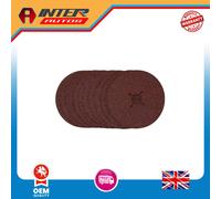 Draper Fibre Sanding Discs, 125mm, 36 Grit, (Pack of 10) 68628