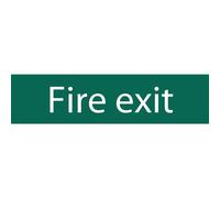 Draper 73213 Fire Exitft Safety Sign 200 X 50Mm each
