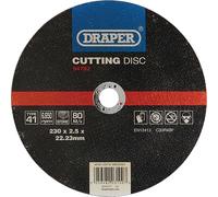 Draper Flat Stone Cutting Disc 230mm 2.5mm 22mm