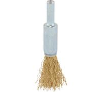 Draper Flat Top Decarbonising Wire Brush 13mm 6mm Shank