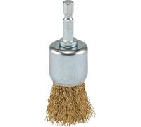 Draper Flat Top Decarbonising Wire Brush 26mm 6mm Shank