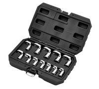 Draper Flexible Crowfoot Socket Wrench Set 3/8"D 12 Piece 8 -19mm Metric 12403