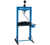 Draper Floor Press 20 Tonne With Gauge And Two Flat V Shaped Blocks 70540