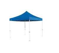 Draper Folding Gazebo 3 x 3m Blue Steel Legs & Frames Splashproof Material 76942