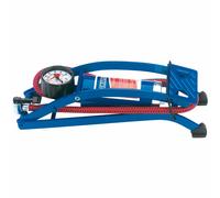 Draper FOOTPUMP WITH PRESSURE GAUGE 14172 Single Cylinder Foot Pump with