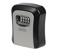 Draper Four Digit Combination Lock Wall-Mounted Key Box Weather Resistant 03387