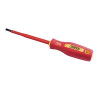 Draper Fully Insulated Plain Slot Screwdriver, 5.5 X 125mm (Sold Loose) 46524