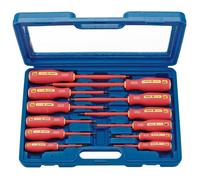 Draper Fully Insulated Screwdriver Set 12 Piece Plain & Cross slot Plus PZ 46541
